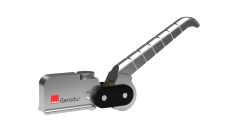 Gerodur Seitenansicht Pocket Peeler von Dimenisonen 110 - 160, zur einfachen und schnellen Entfernung des Schutzmantels