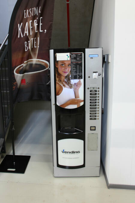 Gerodur Kaffeeautomat zur Mitbenutzung für LKW-Fahrer