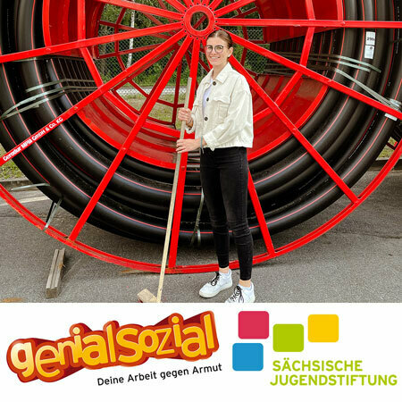 Schülerin für Projekt genialsozial bei Gerodur