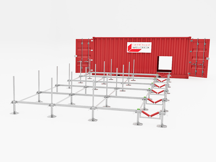 Gerodur GEROtool Pipestar Rohrvereinzelungsanlage Grundmodul ohne Rohre