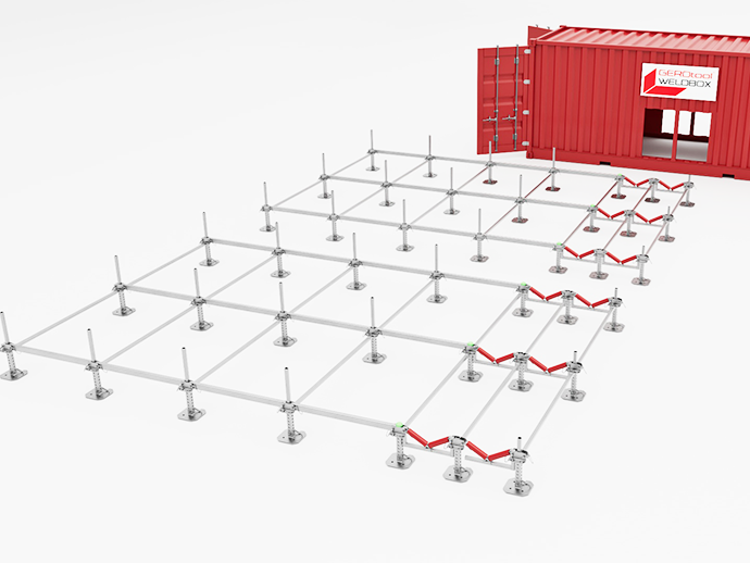 Gerodur GEROtool Pipestar Rohrvereinzelungsanlage mit Erweiterungen