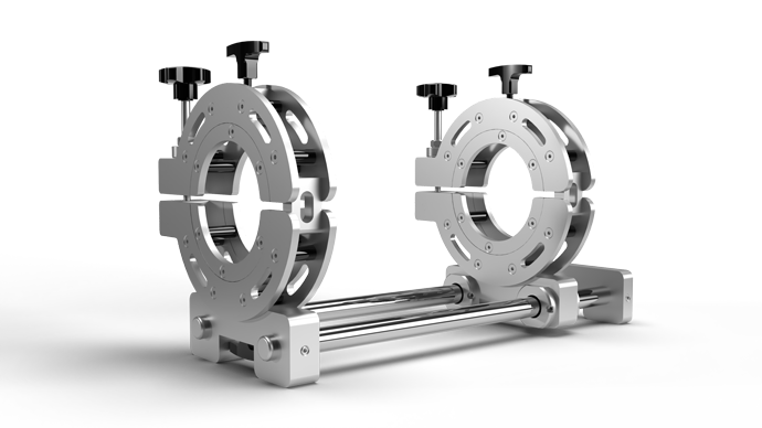 Gerodur Rerounding clamps - The clamp against ovalities