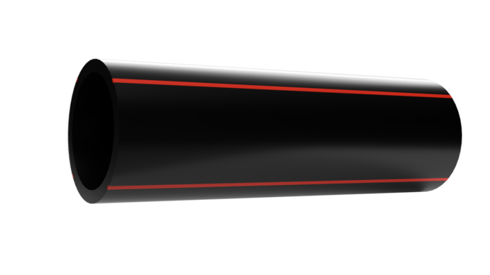 Gerodur computer graphics EMDS protective pipe made of PE100