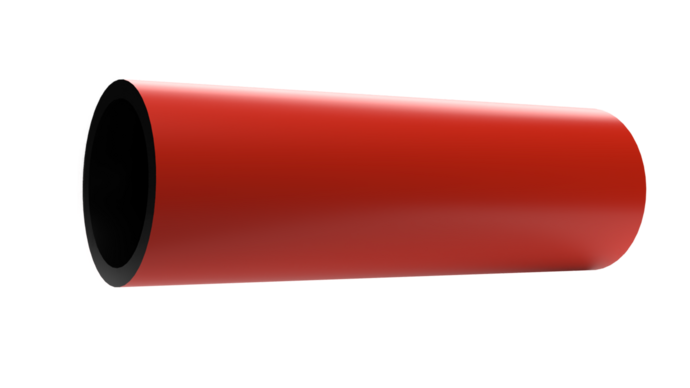 Gerodur LHT® E-POWER computer graphics - protection pipes for underground cabling of high and extra-high voltage lines up to 525 kV and continuous service temperature of over 70°C.