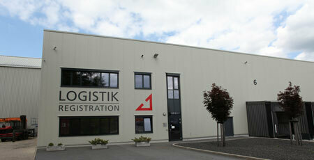 Gerodur entrance logistics for registration of trucks