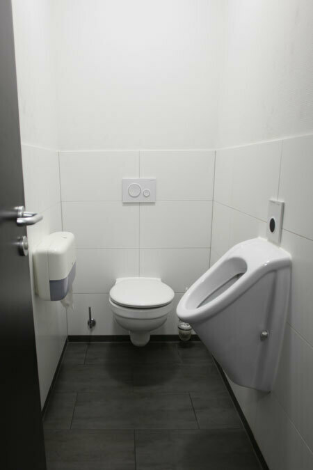 Gerodur toilet facilities for truck drivers