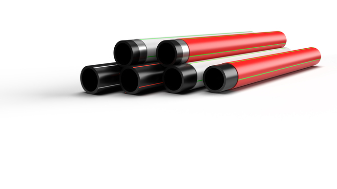 Gerodur GEROtec ANERGIE solid wall pressure pipes as supply and return pipe