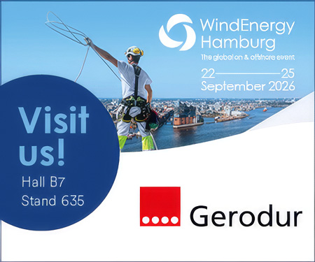 Banner Wind Energy Hamburg Gerodur