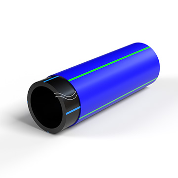 Gerodur GEROfit® NEXUS Computergrafik Trinkwasserrohr mit Schutzmantel und Ortungsdraht 