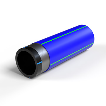 Gerodur GEROfit® REX Barrier Pipe Computergrafik - verhindert die Schadstoffdurchdringung in unser Trinkwasser