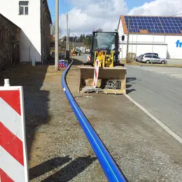 GEROfit® R Trinkwasserleitung Schutzmantelrohr Spülbohren Polenz geschweißter Rohrstrang
