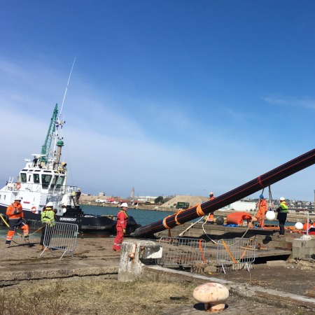 EMDS Schutzrohr Hochleistungsklasse LHT® E-Power Le Havre (Frankreich) für Temperaturbelastung