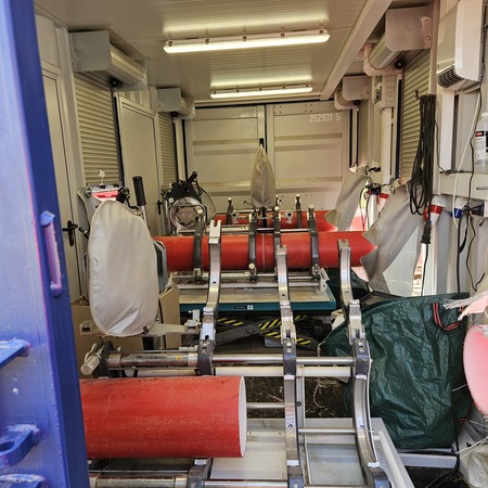 GEROtool Weldbox Stumpfschweißmaschine Kabelschutzrohr LHT