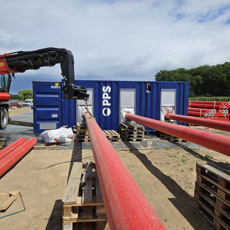 Schweißcontainer GEROtool E-POWER Kabelschutz LHT Stromtrasse