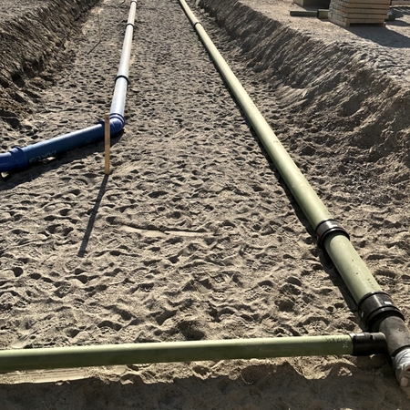GEROtec Industry RCprotect® - PE100-RC Druckrohr Brunnenwasserleitung Audi IN-Campus Abzweige Rohrbögen