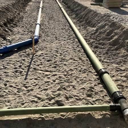 GEROtec Industry RCprotect® - PE100-RC Druckrohr Brunnenwasserleitung Audi IN-Campus Abzweige Rohrbögen