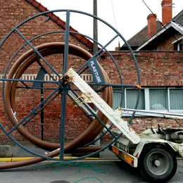 GEROfit® NEXUS Ortbares Schutzmantelrohr Ringbund Transportanhänger Ringbundwagen
