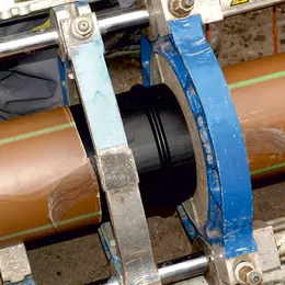 GEROfit® NEXUS Ortbares Schutzmantelrohr Spiegelschweißung Nachumhüllung Stumpfschweißung