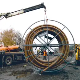 GEROfit® NEXUS Ortbares Schutzmantelrohr Ringbundanhänger HDD Polyethylen