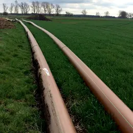 LHT® Abwasserdruckrohr - Schutzmantelrohr für Cargill in Barby geschweißte Rohrstränge