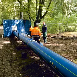 GEROfit® REX Barrier pipe permeationsdicht Stumpfschweißung Nachumhüllung Schweißcontainer