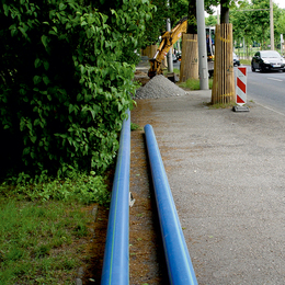 GEROfit® R - Schutzmantelrohr Trinkwasser im Berstliningverfahren / Dresden 