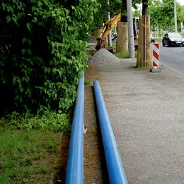 GEROfit® R - Schutzmantelrohr Trinkwasser im Berstliningverfahren / Dresden 