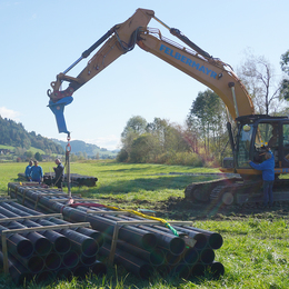 RCprotect® PE100-RC Druckrohr Abwasserdruckleitung im Ossiacher See Seeverlegung