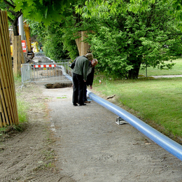 GEROfit® R - Schutzmantelrohr Trinkwasser im Berstliningverfahren / Dresden Rohrstrangauslegung