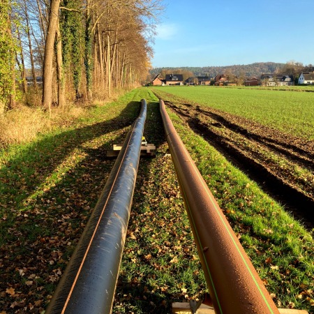 RCprotect® Gerofit® R Abwasserdruckrohr Spülbohren Offene Verlegung Abwasseranlage Elbmarsch