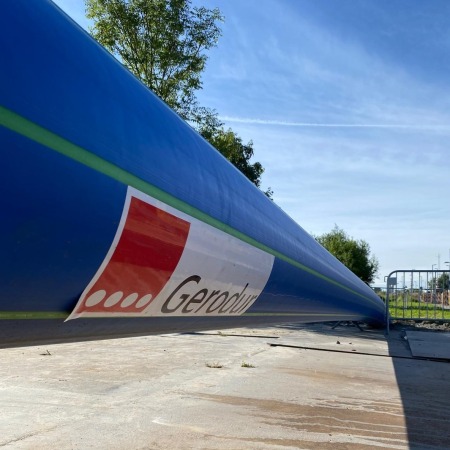 GEROfit® REX Barrier pipe Trinkwasserdruckrohr mit Permeationssperre und Schutzmantel Emskanal Groningen