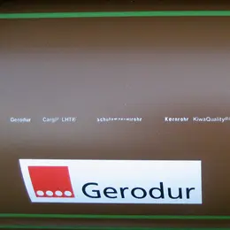 LHT® Abwasserdruckrohr - Schutzmantelrohr für Cargill in Barby (Sachsen-Anhalt) braun mit grünen Streifen