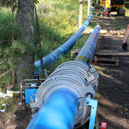  GEROfit® REX Barrier pipe Diffusionsdichte Rohwasserleitung Porvoo (Finnland) Schweißung Spiegelschweißung
