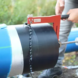  GEROfit® REX Barrier pipe Permeationsdichte Wasserleitung Porvoo (Finnland) Schweißvorbereitung Muffenschweißung