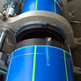 GEROfit® NEXUS Ortbares Schutzmantelrohr Heizelement-Stumpfschweißung Spiegelschweißen
