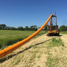 RCprotect® PE100-RC Druckrohr Biogasleitung Fräsen zeitsparende Verlegung