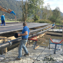 RCprotect® PE100-RC Druckrohr Abwasser Seeverlegung Heizelementstumpfschweißung