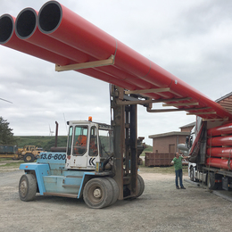 LHT® E-Power Kabelschutzrohr für Cobra-Cable Dänemark Grüner Strom Staplertransport