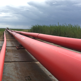 LHT® E-Power® Kabelschutzrohr Cobra-Cable Windpark HS-Schweißung Spiegelschweißung