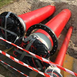 LHT® E-Power Kabelschutzrohr Flanschverbindung temperaturstabil