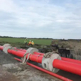 LHT® E-Power Kabelschutzrohr Betongewichte für Seeverlegung Windpark