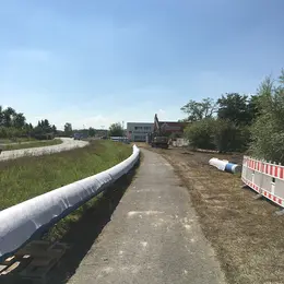 GEROfit® R Schutzmantelrohr Relining helle Rohrabdeckung Sonnenschutz