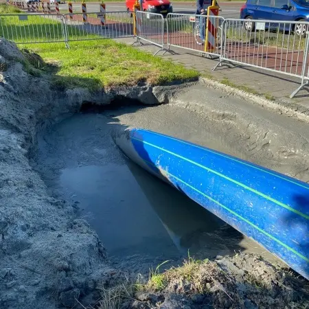 GEROfit® REX Barrier pipe Trinkwasser permeationsdicht Spülbohren Rohreinzug Startgrube Groningen