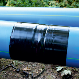  GEROfit® REX Barrier pipe Permeationsdichtes Trinkwasserrohr Porvoo Nachumhüllung mit Schrumpfschlauch 