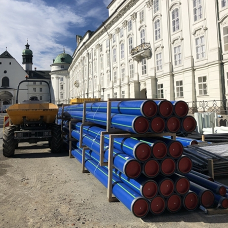 GEROfit® REX Barrier pipe Permeationsdichtes Trinkwasserdruckrohr mit Schutzmantel