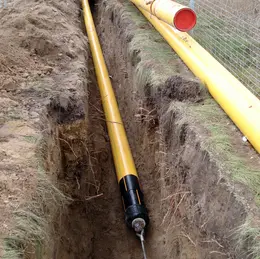 GEROfit® R Schutzmantelrohr Rehabilitation Gasleitung Relining Ziehkopf Rohreinzug