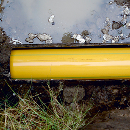 GEROfit® R Schutzmantelrohr Relining Gas Kontrolle unversehrtes Rohr PAS 1075 im Leerrohr