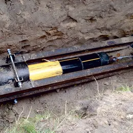GEROfit® R Schutzmantelrohr Relining Gasleitung Altrohr Kontrolle unversehrtes Rohr 