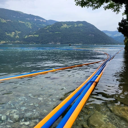 SESU pipe PE100-RC Abwasserentsorgung Weiler "Tracht" Wasserversorgung Gemeinde Därlingen Mehrfachverlegeung vorgeschweißte Rohrleitungen