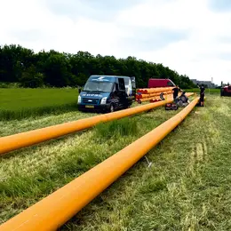 RCprotect® PE100-RC Druckrohr Biogasleitung im Fräsverfahren (Dänemark) Recourcenschonend